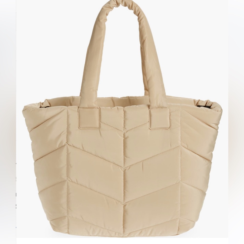 NEW Topshop Chevron Quilted Tote Bag Oversized